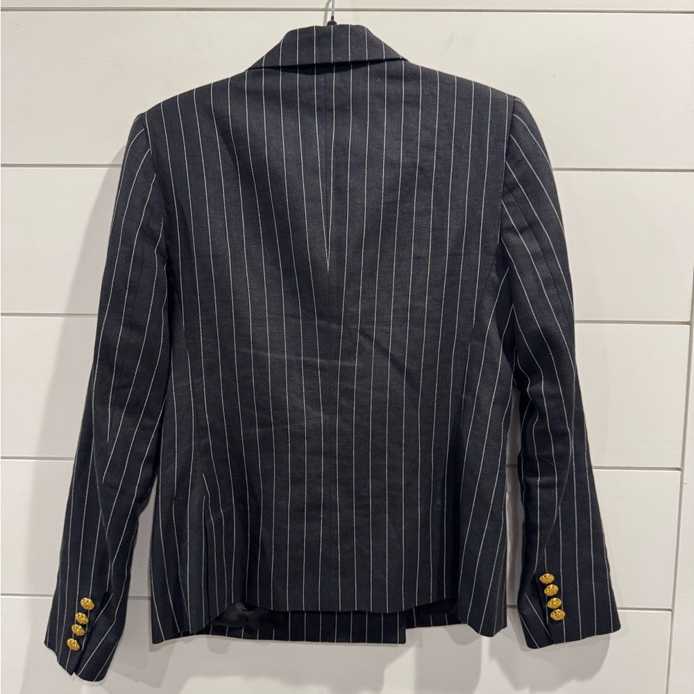 Polo Ralph Lauren black pinstripe linen blend blazer - Picture 9 of 9